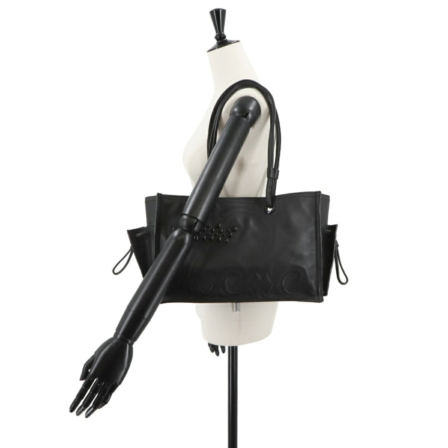 Loewe Black Leather Tote Bag (Pre-Owned)