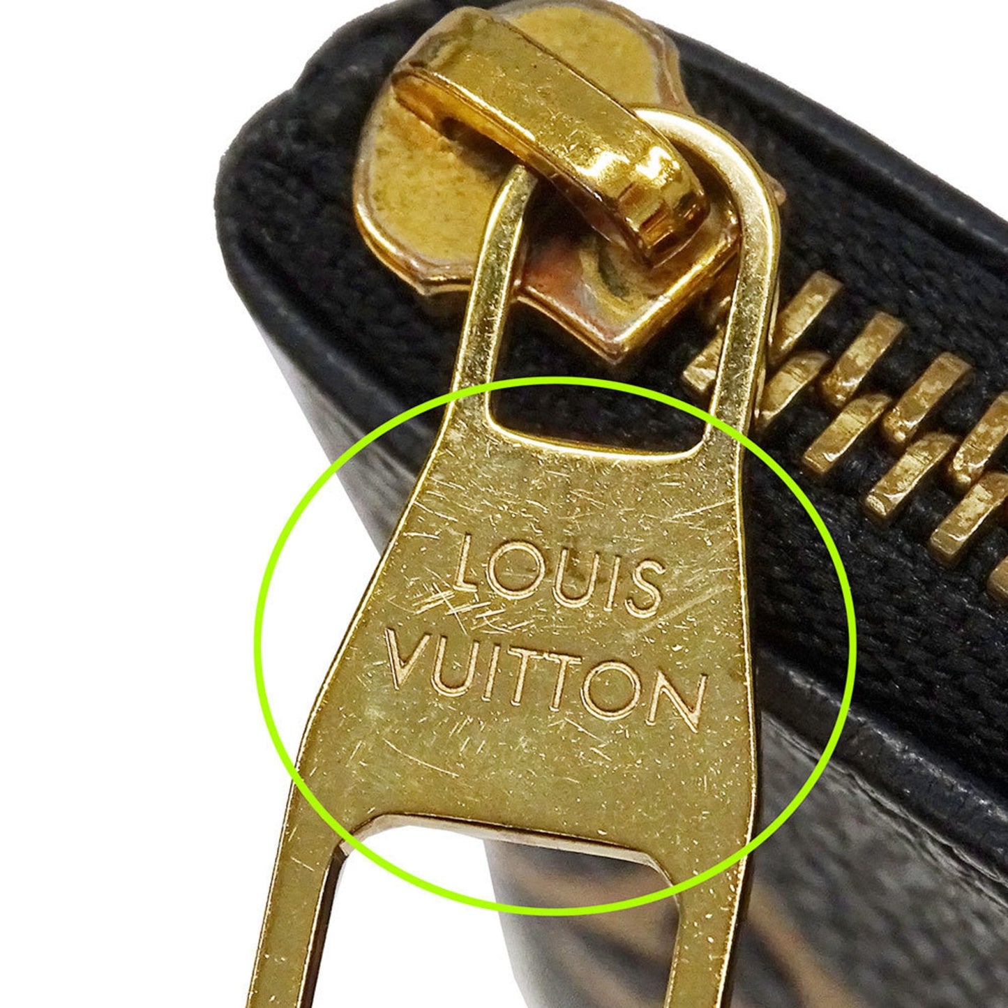 Louis Vuitton Beige Black Monogram Empreinte Coin Purse/Coin Case (Pre-Owned)