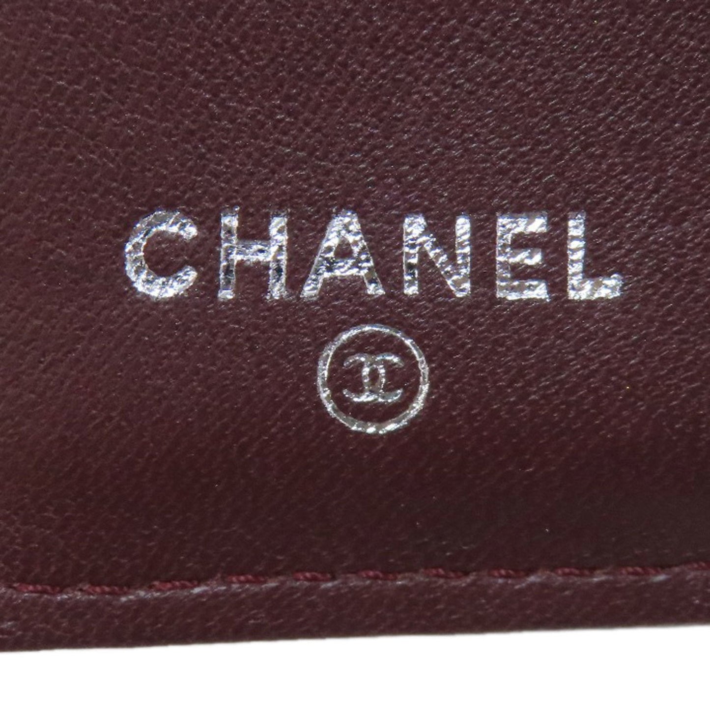 Chanel Matelasse Black Leather Wallet (Bi-Fold) (Pre-Owned)