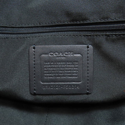 Coach Black Brown Pvc Leather Backpack (Pre-Owned)