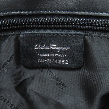 Salvatore Ferragamo Black Leather Tote Bag (Pre-Owned)