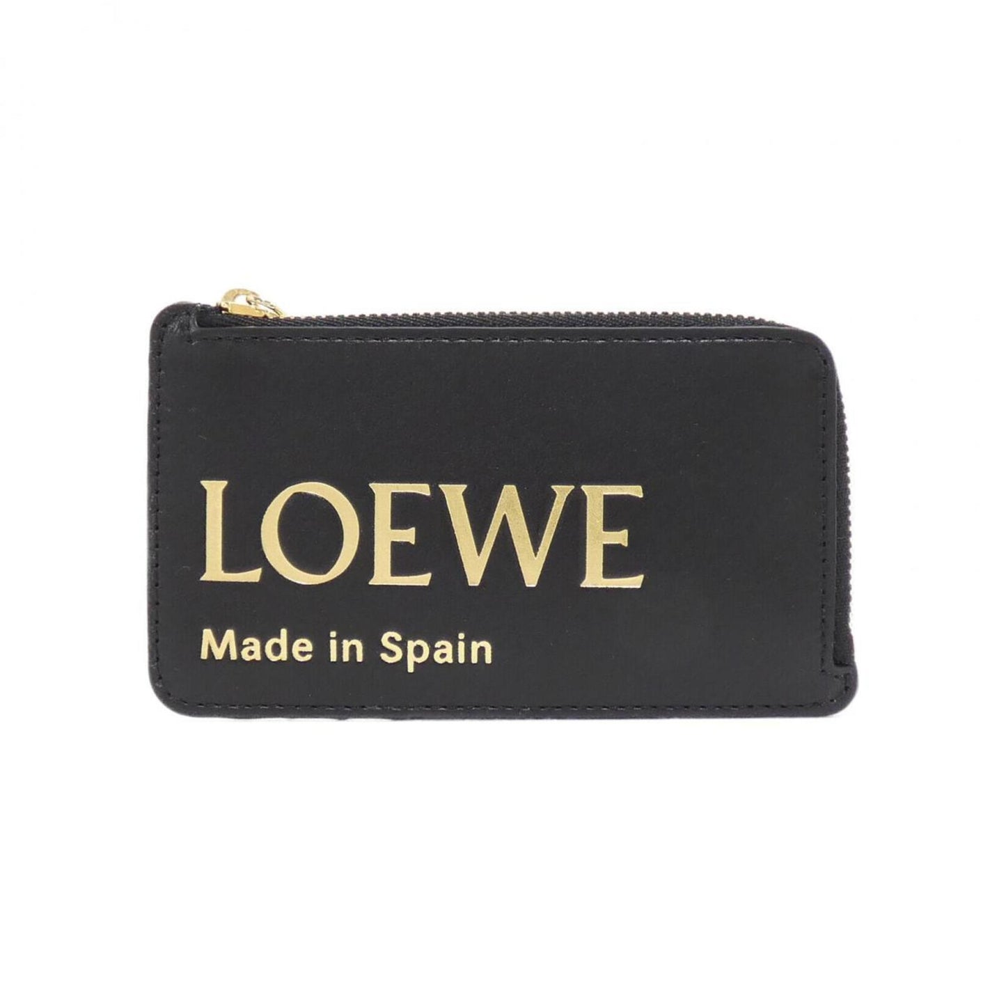 Loewe Black Leather Coin Purse/Coin Case (Pre-Owned)