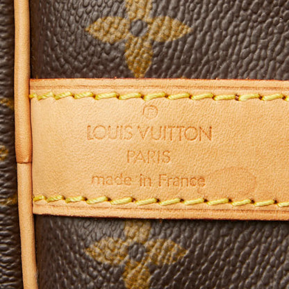 Louis Vuitton Brown Pvc Leather Boston Bag Shoulder Bag (Pre-Owned)