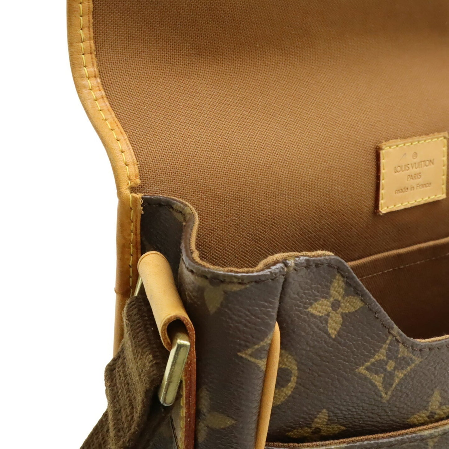 Louis Vuitton Brown Pvc Shoulder Bag (Pre-Owned)