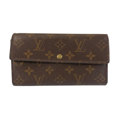 Louis Vuitton Brown Monogram Monogram Long Wallet (Bi-Fold) (Pre-Owned)