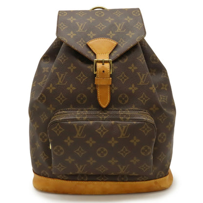 Louis Vuitton Brown Pvc Backpack Shoulder Bag (Pre-Owned)