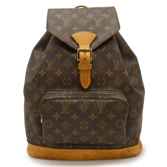 Louis Vuitton Brown Pvc Backpack Shoulder Bag (Pre-Owned)