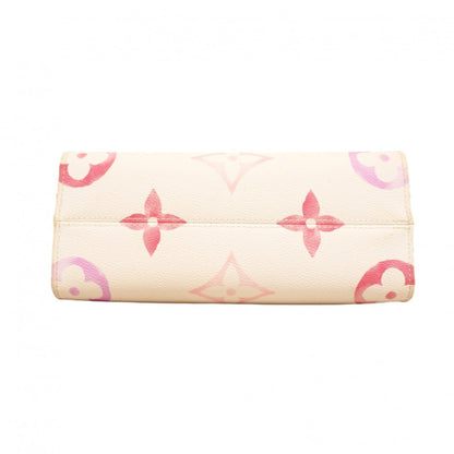 Louis Vuitton Pink White Handbag (Pre-Owned)