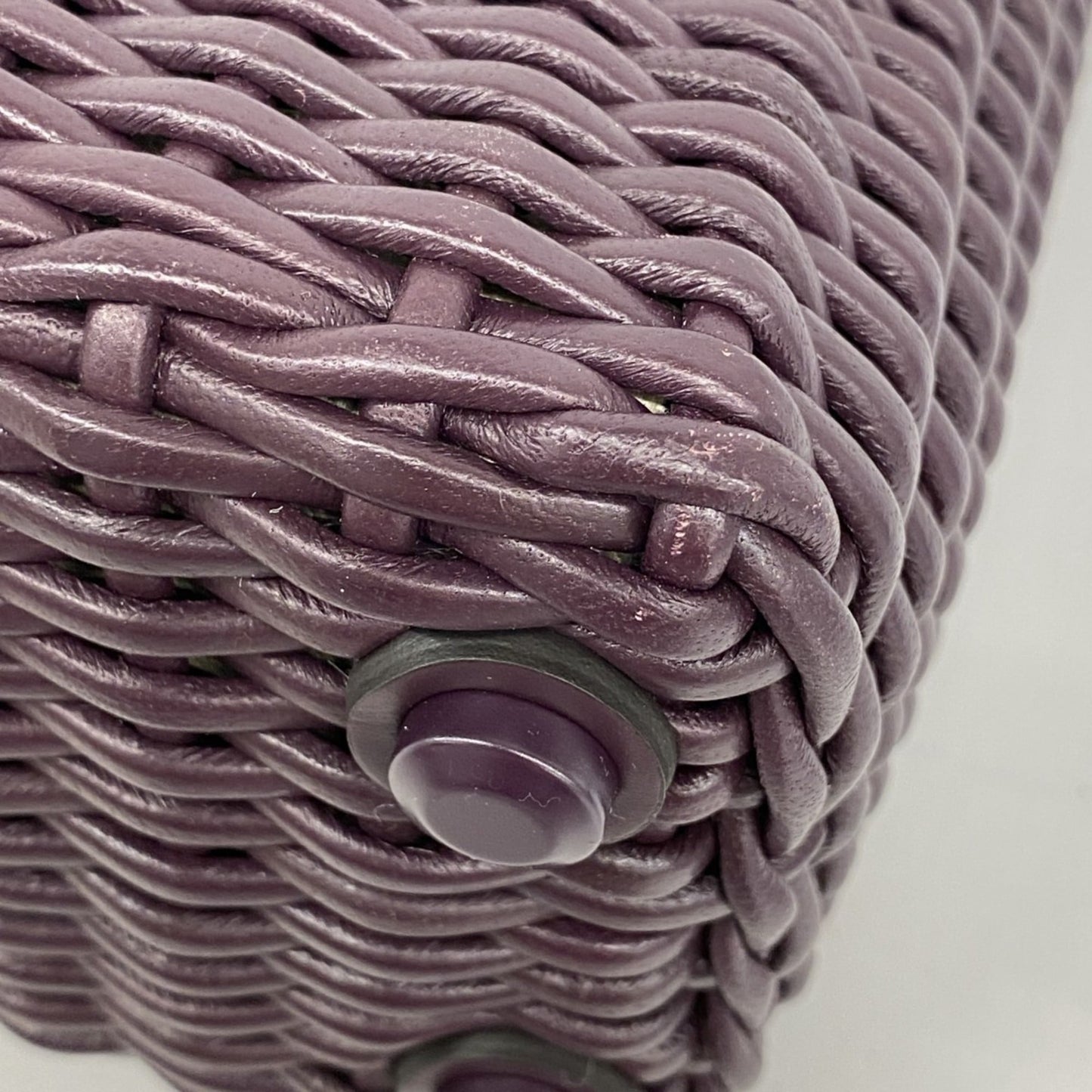 Salvatore Ferragamo Purple Leather Handbag (Pre-Owned)