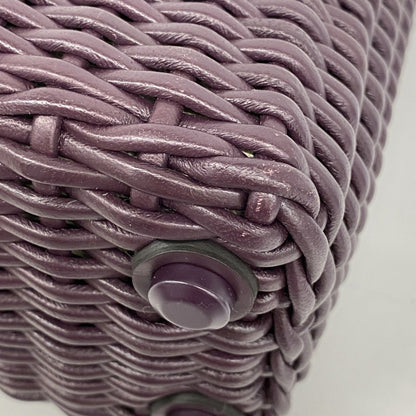 Salvatore Ferragamo Purple Leather Handbag (Pre-Owned)