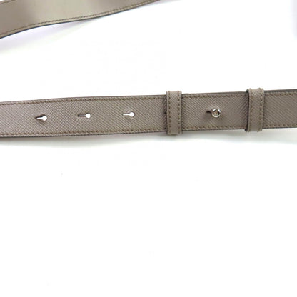 Prada Beige Leather Shoulder Bag (Pre-Owned)