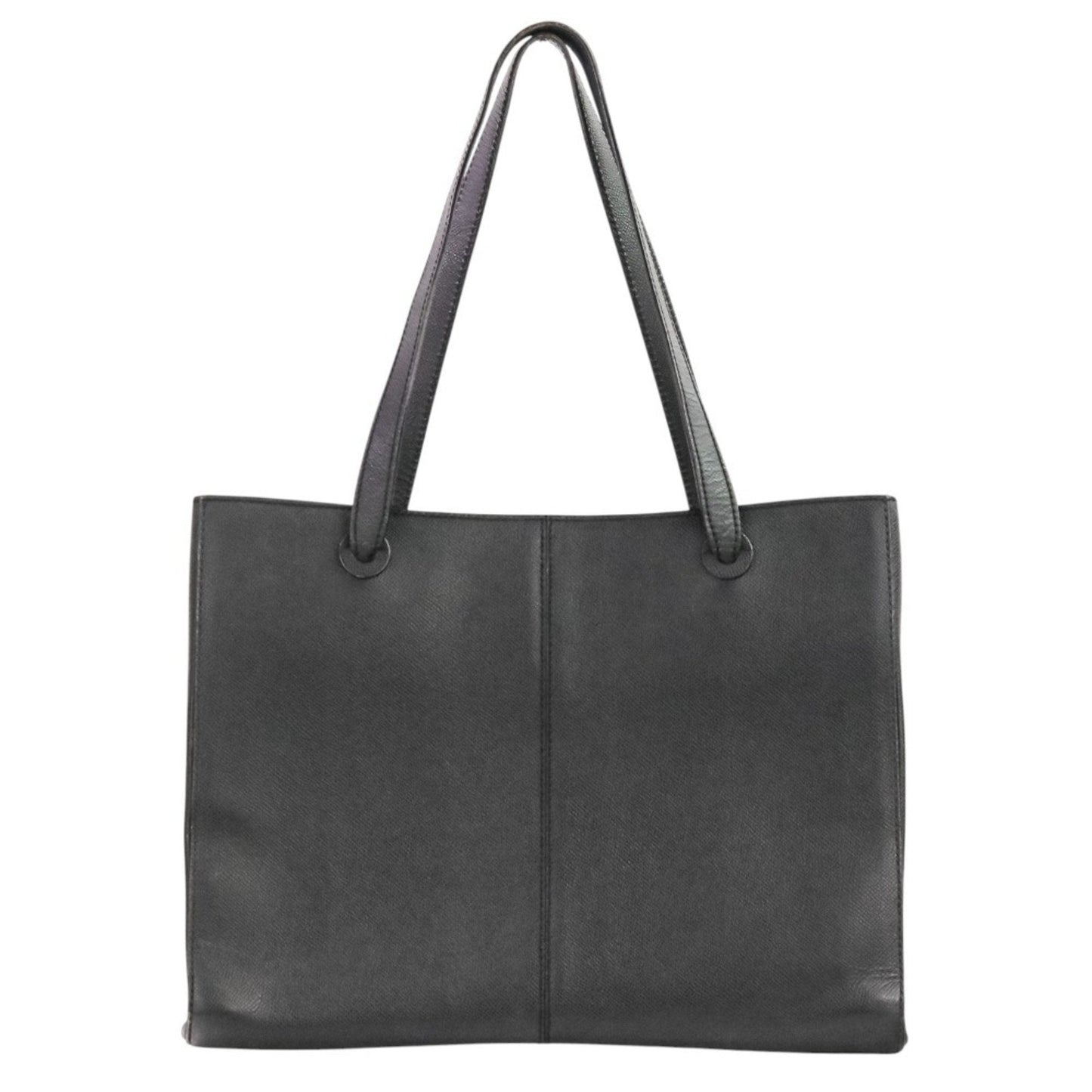 Chanel Black White Leather Tote Bag (Pre-Owned)