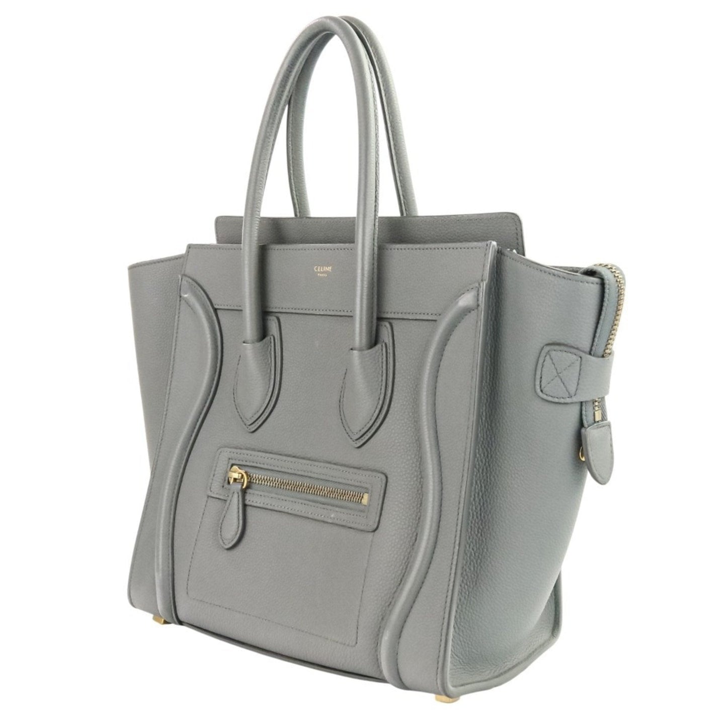 Celine Gray Leather Tote Bag (Pre-Owned)