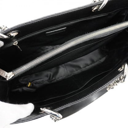 Chanel Black Grained Calfskin Tote Bag (Pre-Owned)