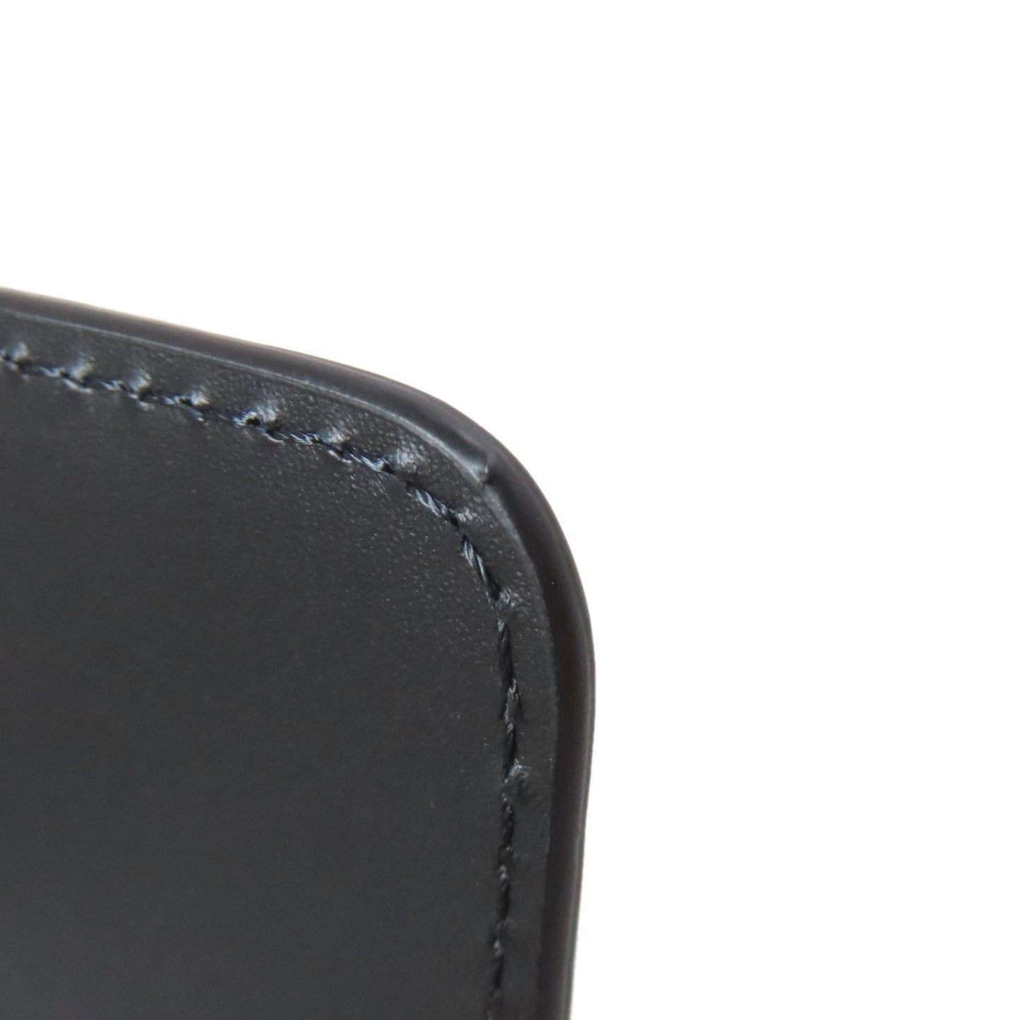 Maison Margiela Black Leather Coin Purse/Coin Case (Pre-Owned)