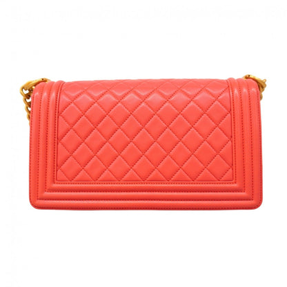 Chanel Pink Leather Shoulder Bag (Pre-Owned)
