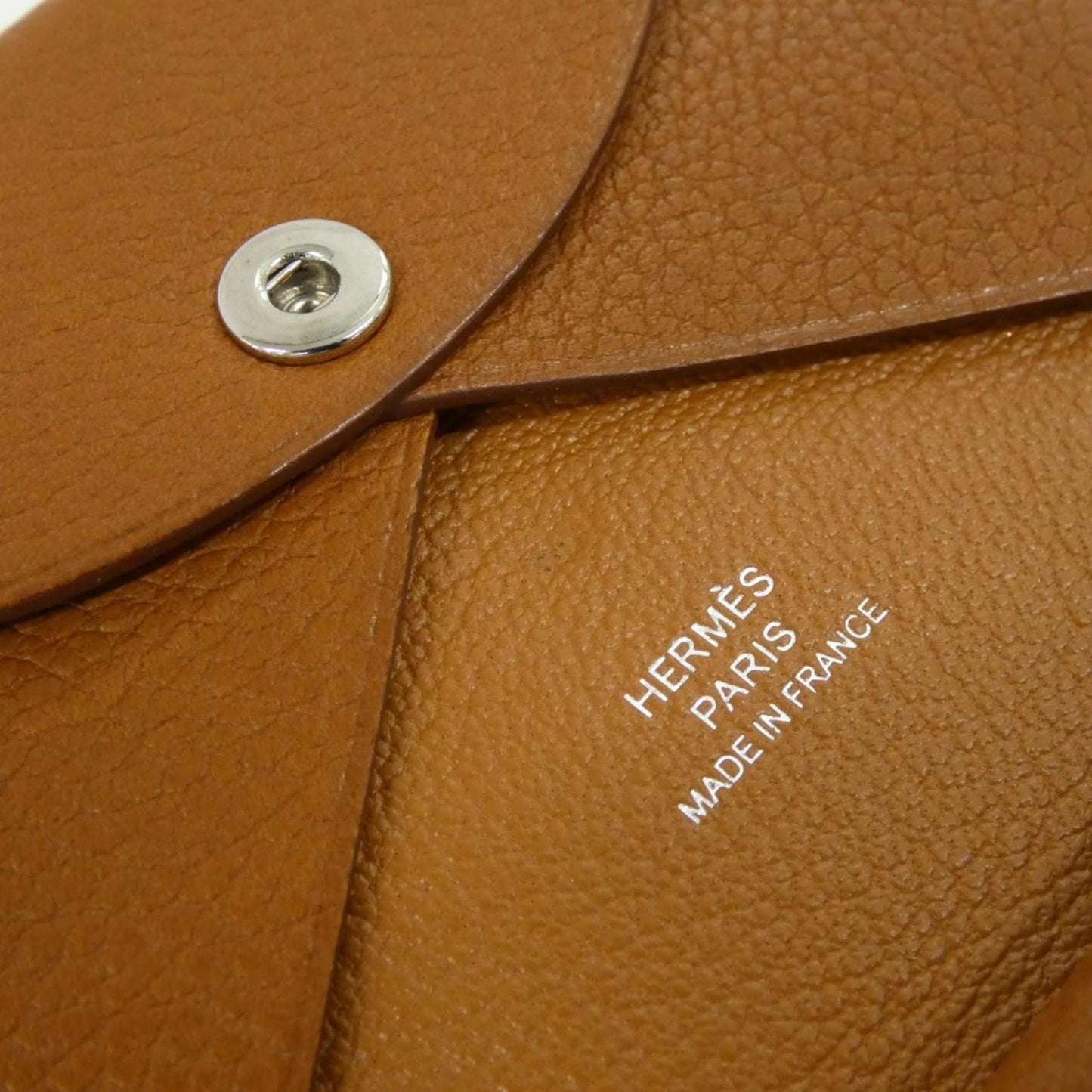 Hermes Fauve Coin Purse/Coin Case (Pre-Owned)