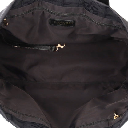 Chanel Black Nylon Jacquard Tote Bag (Pre-Owned)