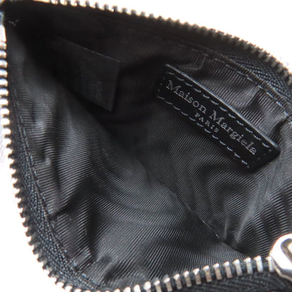 Maison Margiela Black Leather Coin Purse/Coin Case (Pre-Owned)