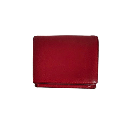 Miu Miu Red Color Wallet (Bi-Fold) (Pre-Owned)
