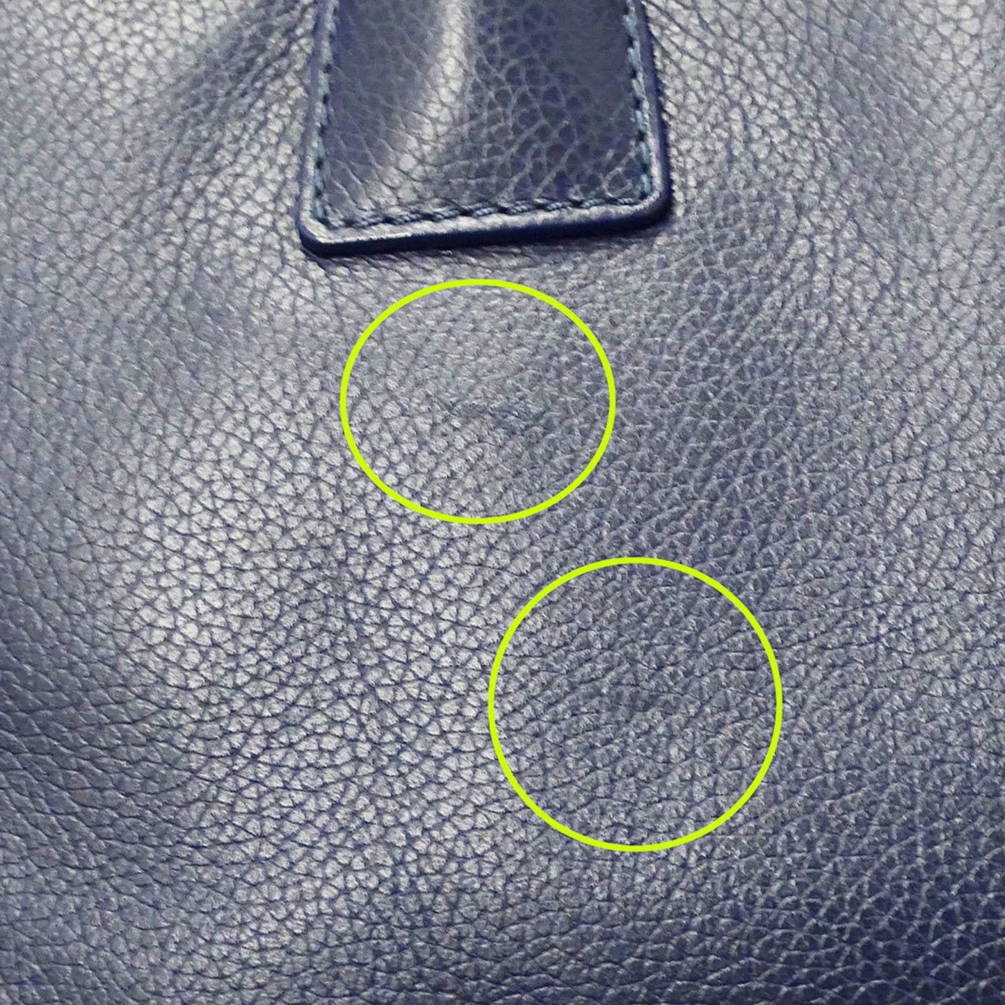 Chanel Blue Leather Tote Bag (Pre-Owned)