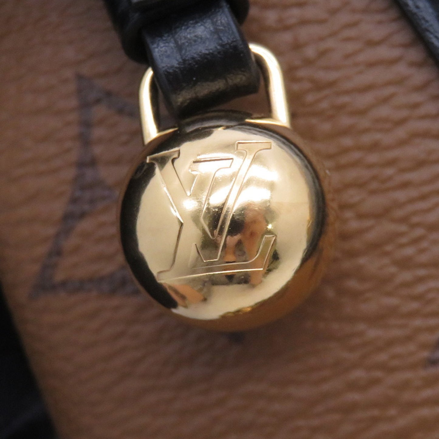 Louis Vuitton Brown Noir Monogram Reverse Shoulder Bag (Pre-Owned)