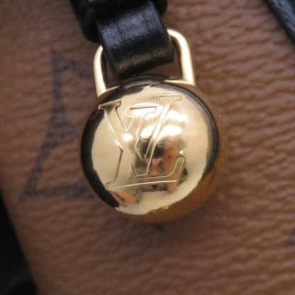 Louis Vuitton Brown Noir Monogram Reverse Shoulder Bag (Pre-Owned)