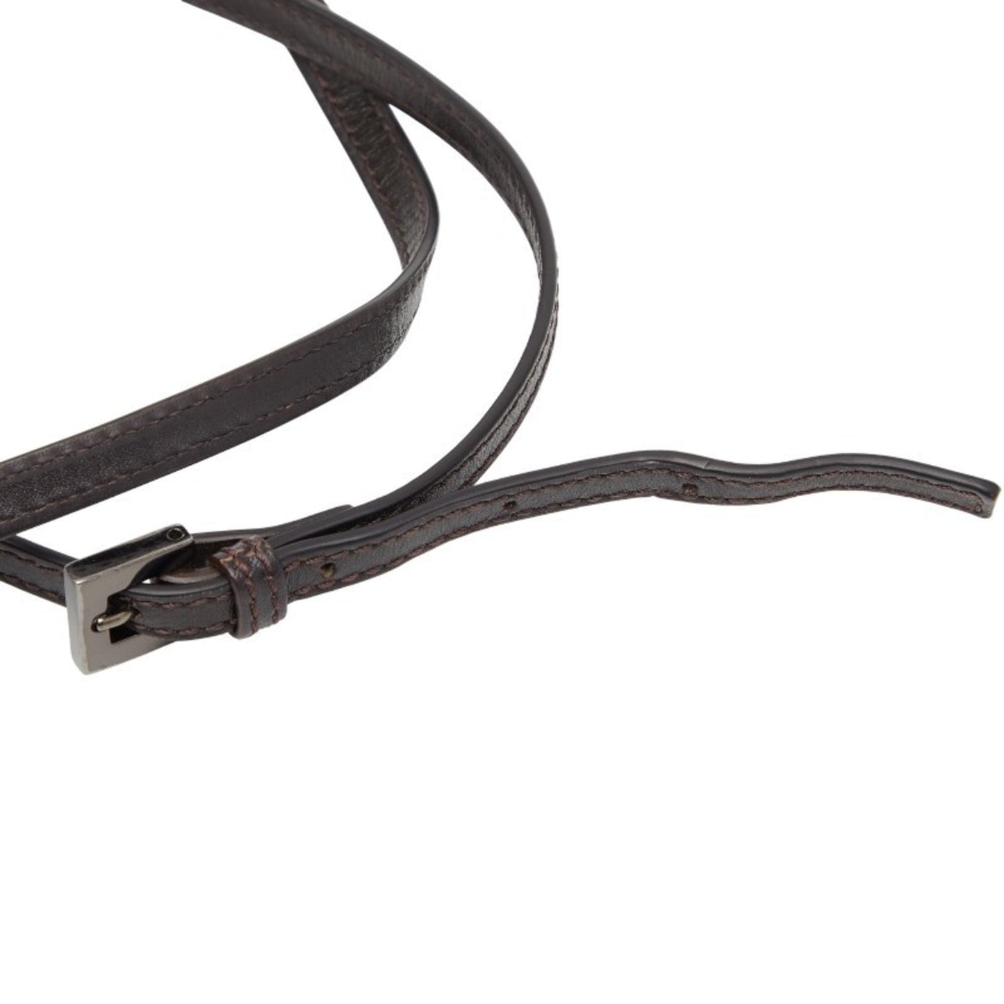 Fendi Brown Canvas Leather Shoulder Bag (Pre-Owned)