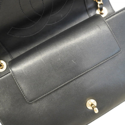 Chanel Black Leather Shoulder Bag (Pre-Owned)