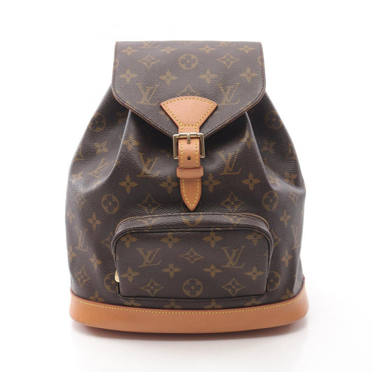 Louis Vuitton Brown Pvc Coated Canvas Leather Backpack (Pre-Owned)