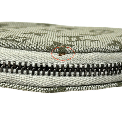 Louis Vuitton Green Multi-Color Yellow Canvas Leather Coin Purse/Coin Case (Pre-Owned)