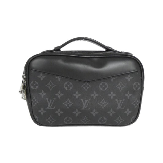 Louis Vuitton Black Coated Canvas Shoulder Bag (Pre-Owned)