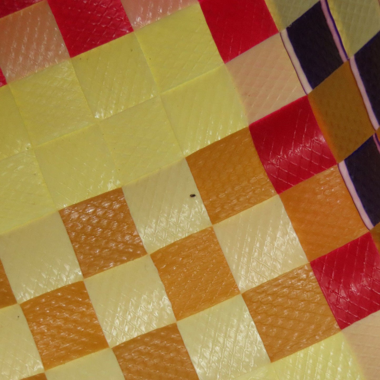 Marni Navy Orange Red Color White Polypropylene Tote Bag (Pre-Owned)