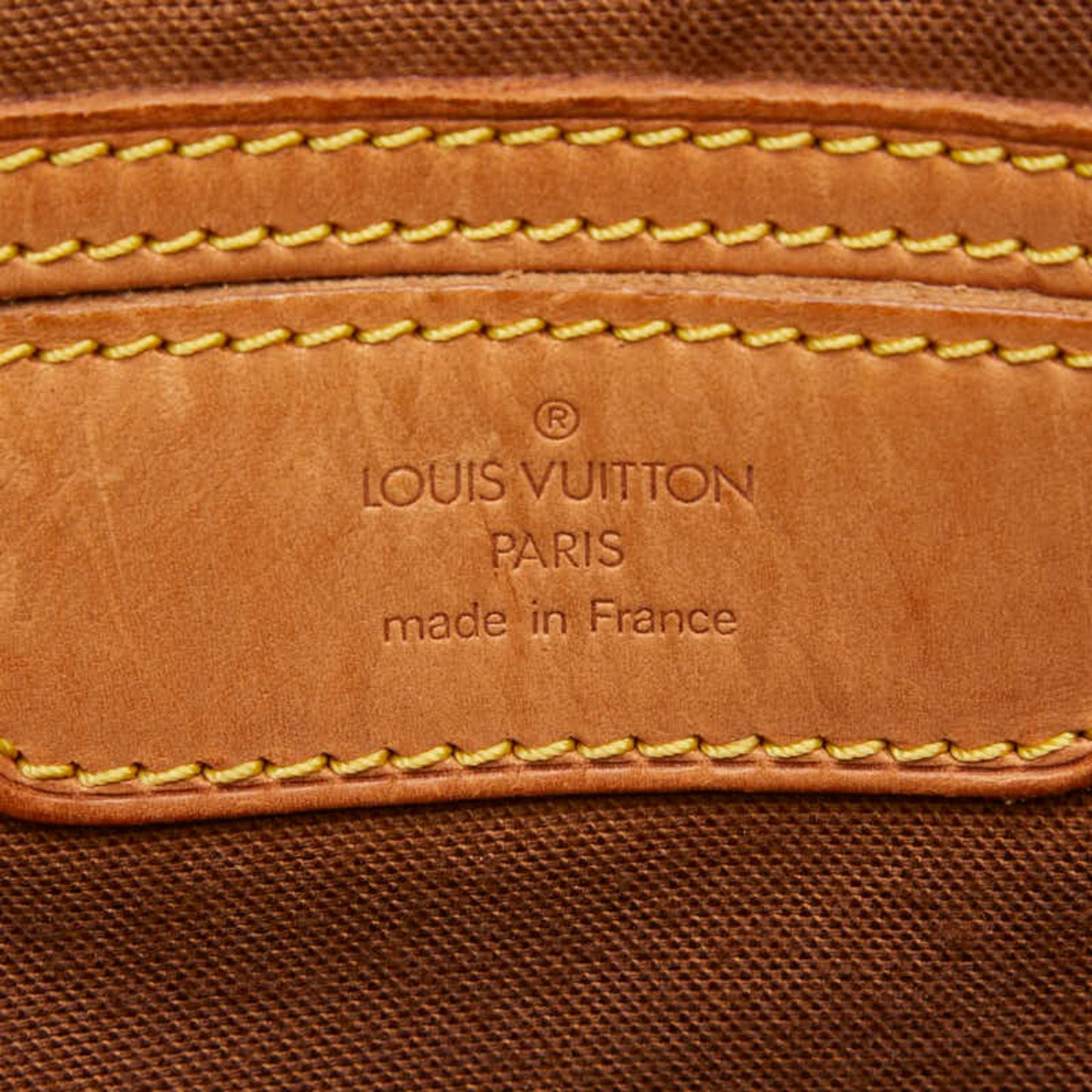 Louis Vuitton Brown Pvc Leather Shoulder Bag Tote Bag (Pre-Owned)