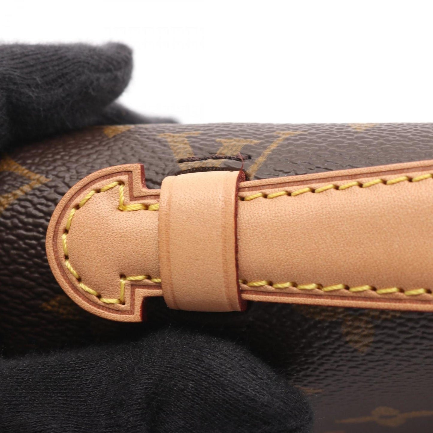 Louis Vuitton Brown Pvc Coated Canvas Leather Handbag Pochette (Pre-Owned)