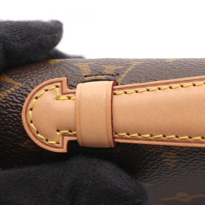 Louis Vuitton Brown Pvc Coated Canvas Leather Handbag Pochette (Pre-Owned)