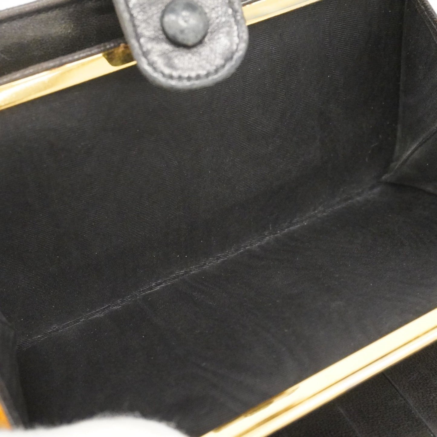 Chanel Black Leather Long Wallet (Bi-Fold) (Pre-Owned)