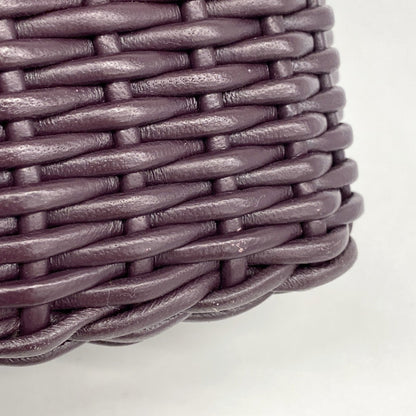 Salvatore Ferragamo Purple Leather Handbag (Pre-Owned)