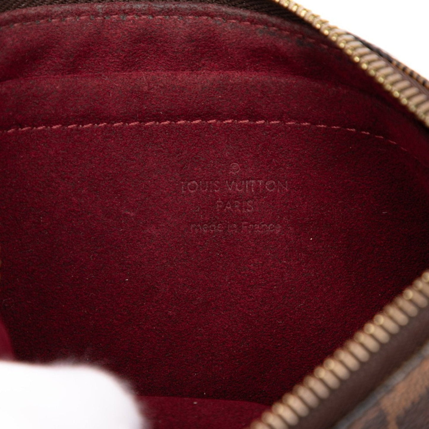 Louis Vuitton Brown Pvc Handbag Pochette Shoulder Bag (Pre-Owned)