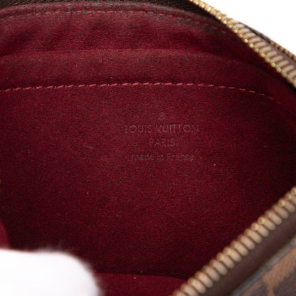 Louis Vuitton Brown Pvc Handbag Pochette Shoulder Bag (Pre-Owned)