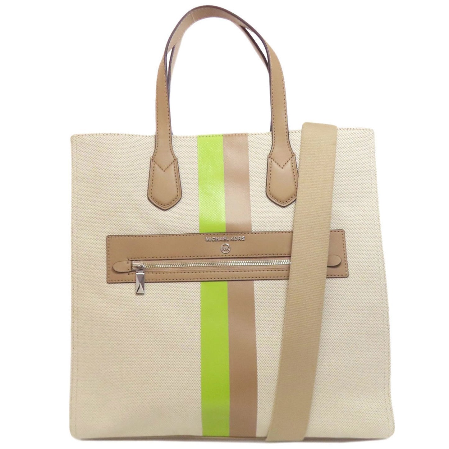 Michael Kors Beige Canvas Tote Bag (Pre-Owned)