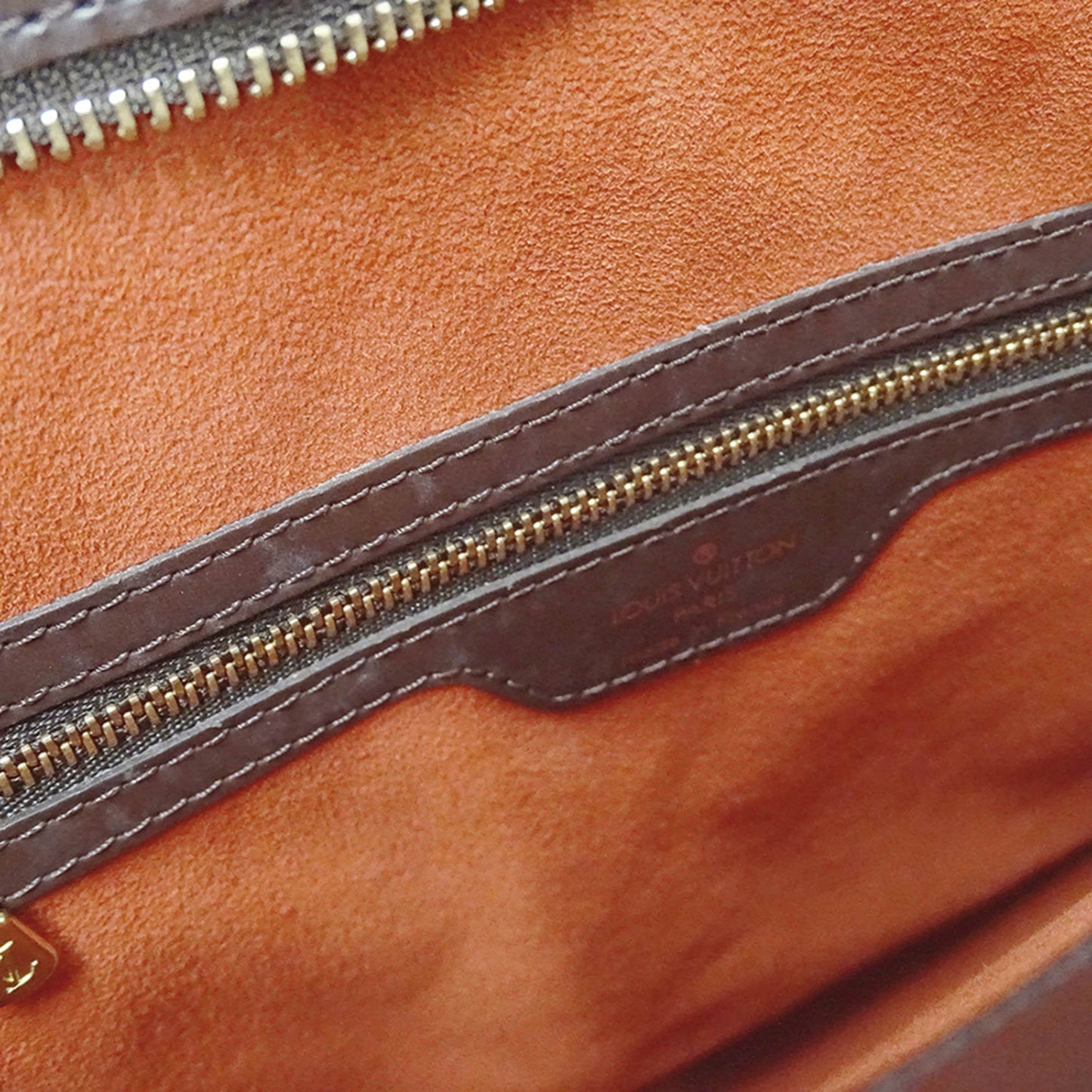 Louis Vuitton Brown Damier Canvas Damier Canvas Handbag Tote Bag (Pre-Owned)