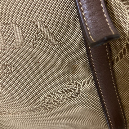 Prada Khaki Brown Handbag Tote Bag (Pre-Owned)