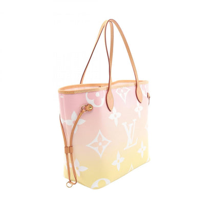 Louis Vuitton Pink Yellow Coated Canvas Monogram Pvc Leather Tote Bag (Pre-Owned)