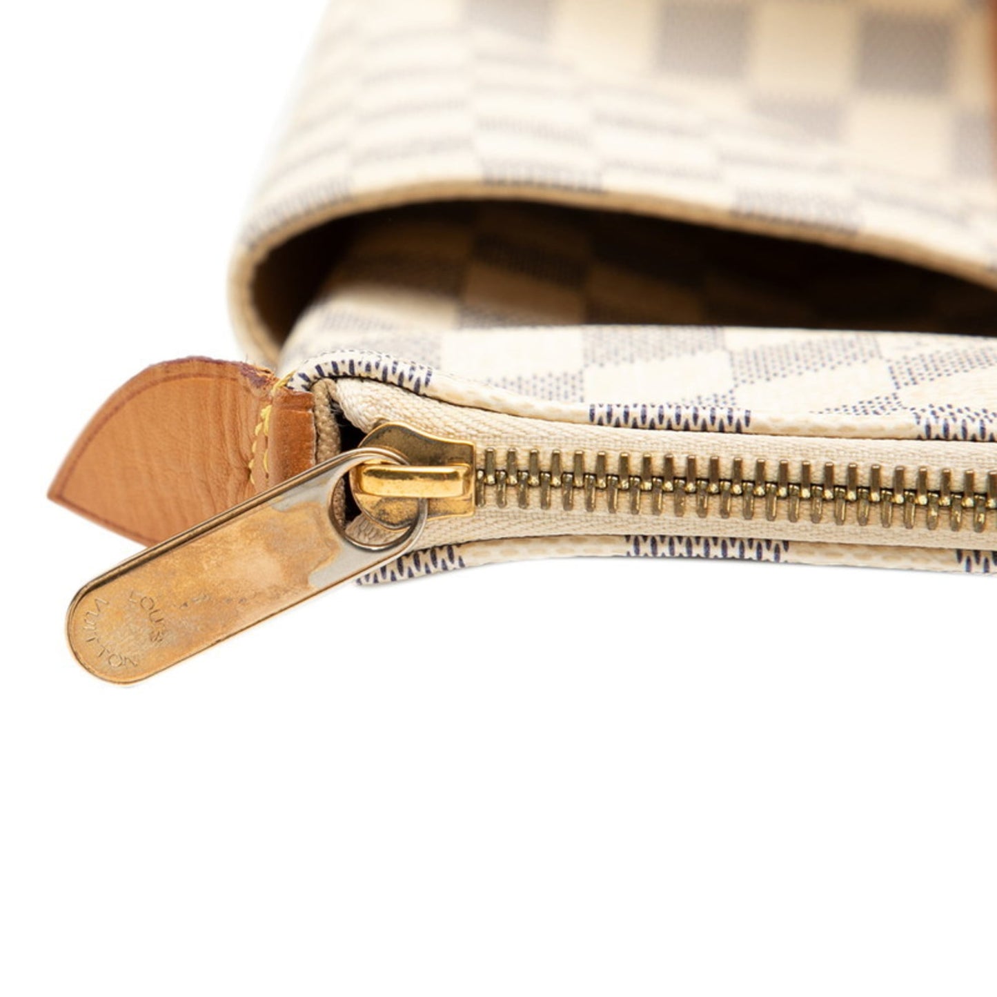 Louis Vuitton Ivory White Leather Pvc Shoulder Bag Tote Bag (Pre-Owned)