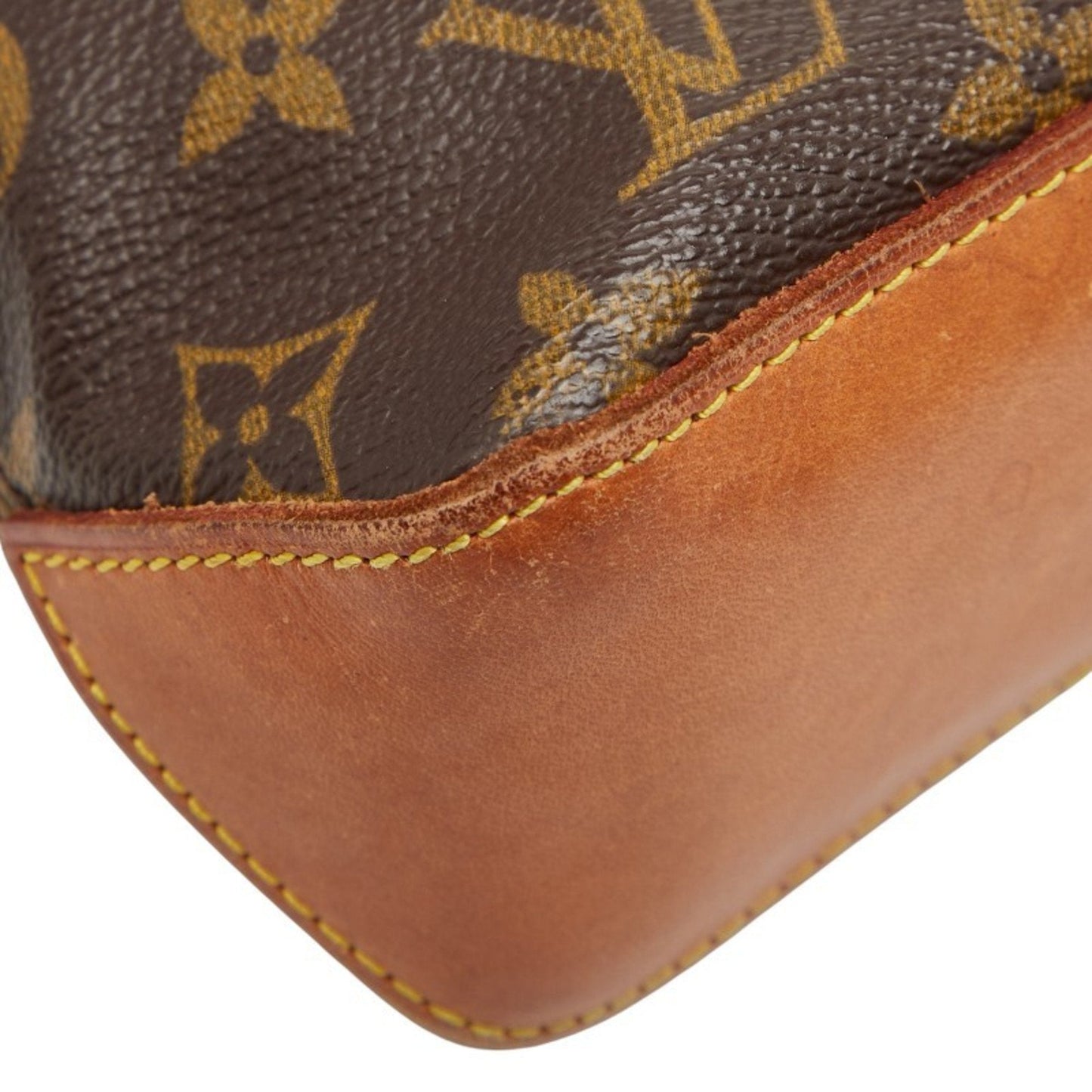 Louis Vuitton Brown Pvc Leather Shoulder Bag (Pre-Owned)