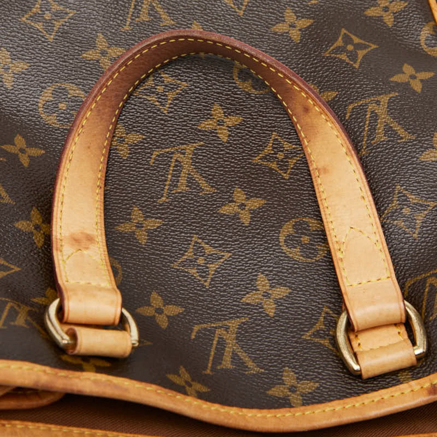 Louis Vuitton Brown Pvc Leather Handbag (Pre-Owned)