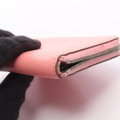 Hermes Pink Rose Confetti Leather Middle Wallet (Bi-Fold) (Pre-Owned)