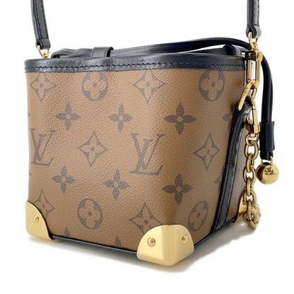 Louis Vuitton Brown Noir Monogram Reverse Shoulder Bag (Pre-Owned)