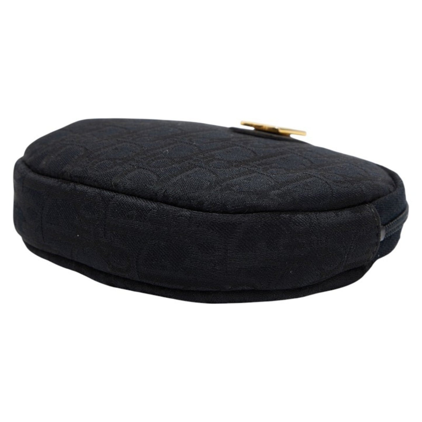 Christian Dior Black Canvas Coin Purse/Coin Case (Pre-Owned)